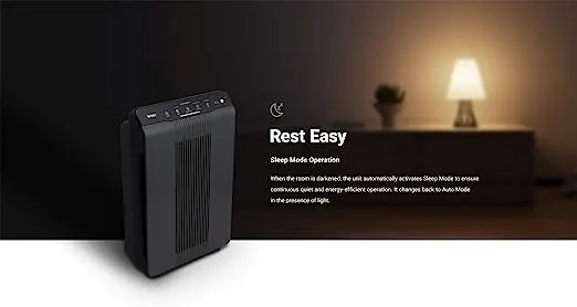 Winix 5500-2 Air Purifier with True HEPA, PlasmaWave and Odor Reducing Washable AOC Carbon Filter Medium