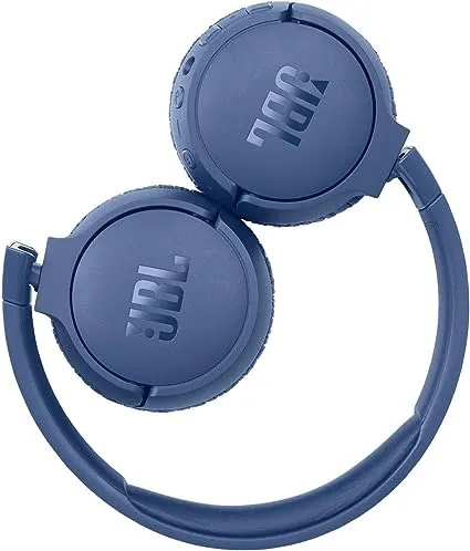 JBL Tune 660NC: Wireless On-Ear Headphones with Active Noise Cancellation - Blue, Medium