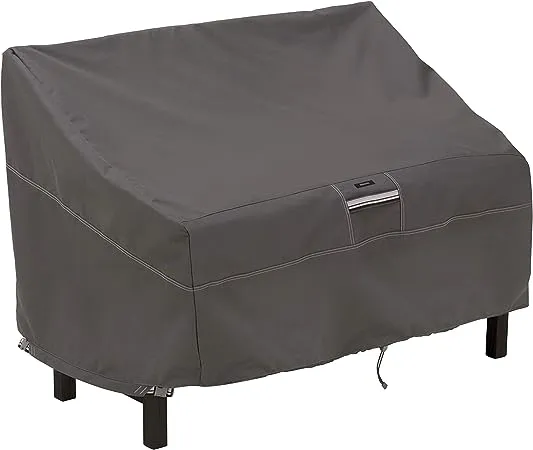 Classic Accessories Ravenna Water-Resistant 50 Inch Patio Loveseat Cover, Patio Furniture Covers