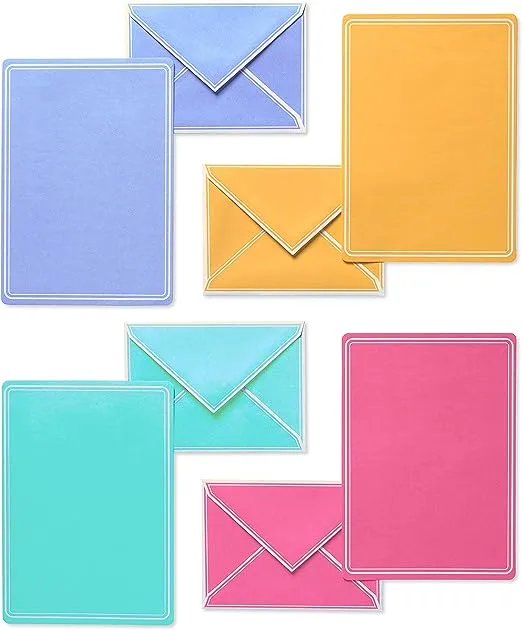 American Greetings Pastel Stationery Sheets and Colored Envelopes (80-Count)