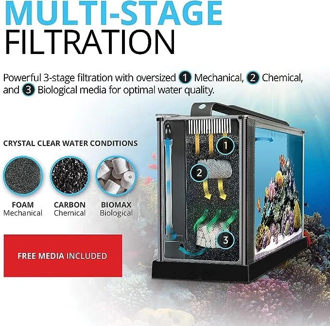 Fluval 5-Gallon Evo V Saltwater Aquarium Kit