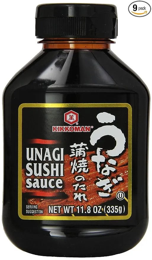 Kikkoman Unagi Sushi Sauce, 11.8 Ounce (Pack of 9)