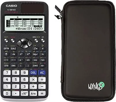 HP 10B II Plus/Hewlett Packard 10BII+ Financial Scientific Calculator + WYNGS Protective Case Black