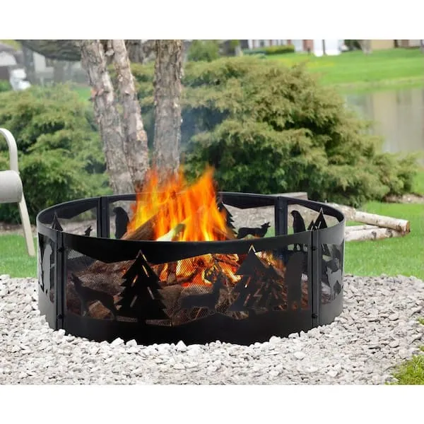 GHP Group Pleasant Hearth OFW177FR 36" Wilderness fire Ring