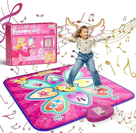 Kmuxilal 2022 Upgraded Dance Mat Toys for 3-12 Year Old Girls, Dance Pad with 7 ...