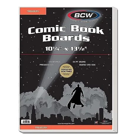 BCW Treasury Comic Backing Boards