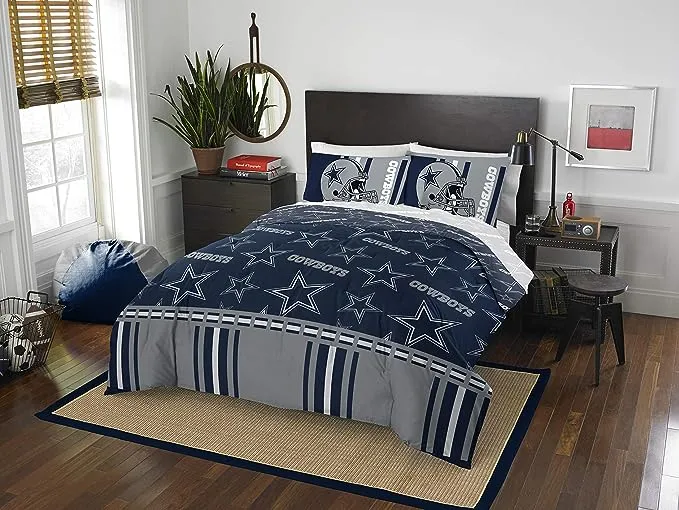 Northwest The Company Officially Licensed NFL Dallas Cowboys Full Bed in a Bag Set, 78" x 86"