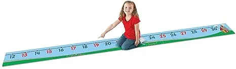 Learning Resources 0-30 Number Line Floor Mat