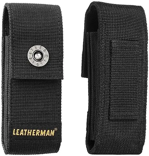 Leatherman - Premium Nylon Snap Sheath Fits 4" Multitools, Medium, Black