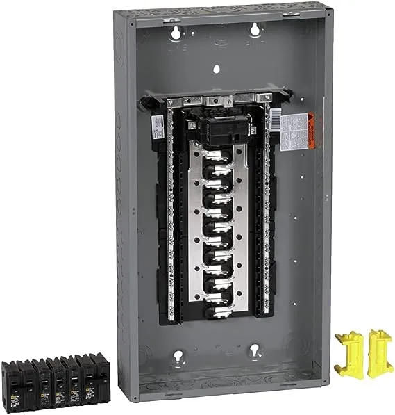 Square D Main Breaker Load Center 100 Amp 24-Space 48-Circuit Indoor Value Pack