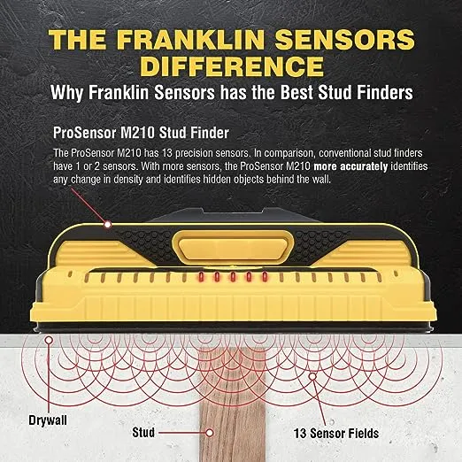 Franklin Sensors ProSensor M210 Stud Finder with 13-Sensors