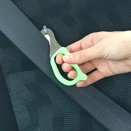 StatGear SuperVizor XT Auto Emergency Rescue Escape Tool - Seatbelt Cutter & Window Glass Breaker Hammer Survival - Mounts Right to Your Sun-Visor! Pack of 2