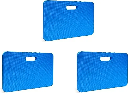 Gardzen 3 Pack Garden Kneeling Pad - for Gardening Baby Bath Yoga Pilates Exercise 18"x11"x1" Blue