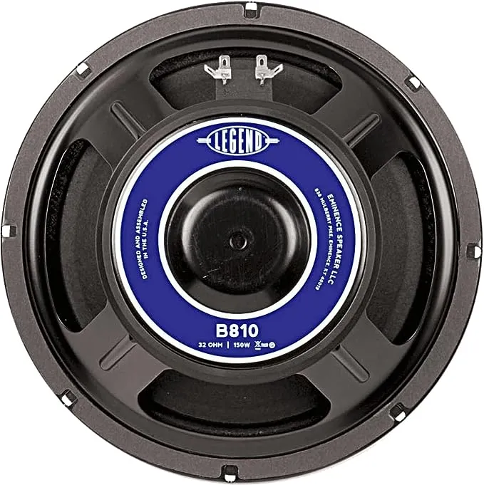 Eminence Legend B810 10" 32 Ohm Bass Guitar Speaker