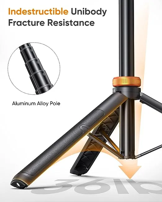 EUCOS 62" Phone Tripod, Tripod for iPhone & Selfie Stick Tripod with Remote, Extendable Phone Tripod Stand & Travel Tripod, Solidest Cell Phone Tripod Compatible with iPhone/Android