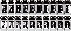 Panasonic 20 CR123A 123A Industrial 3V Lithium Batteries