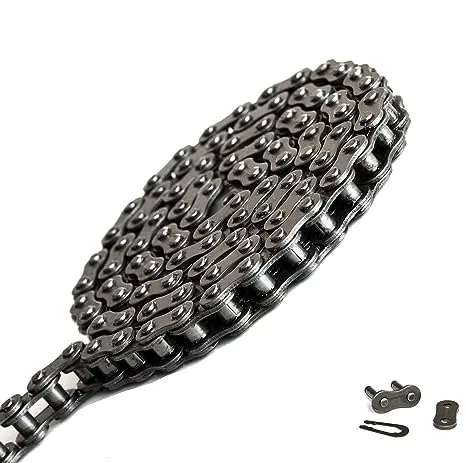 Jeremywell #35 Roller Chain 5 Feet (159 Links) + 1 Master Link for Go Karts, Mini Bikes, Motorcycles, Dirt Bike and Industrial Machinery