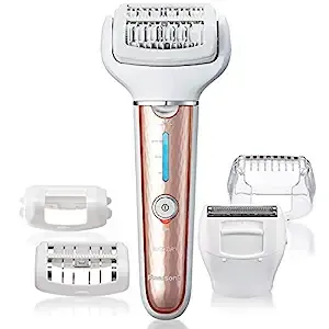 Panasonic Premium Cordless Epilator for Wet & Dry with 5 Attachments