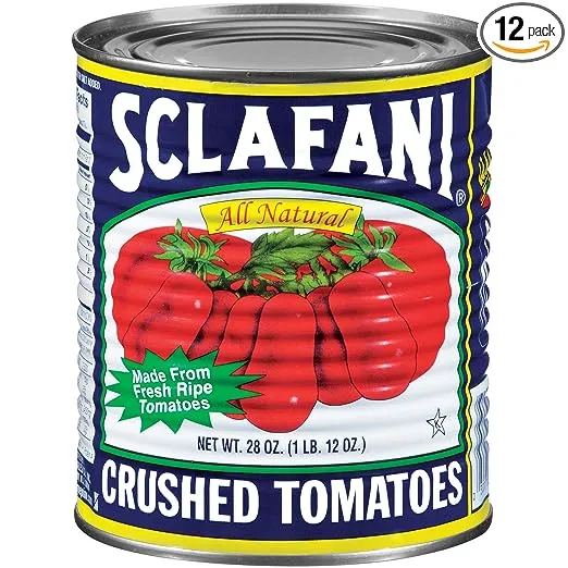 Sclafani Crushed Tomatoes, 28 Ounce (Pack of 12)