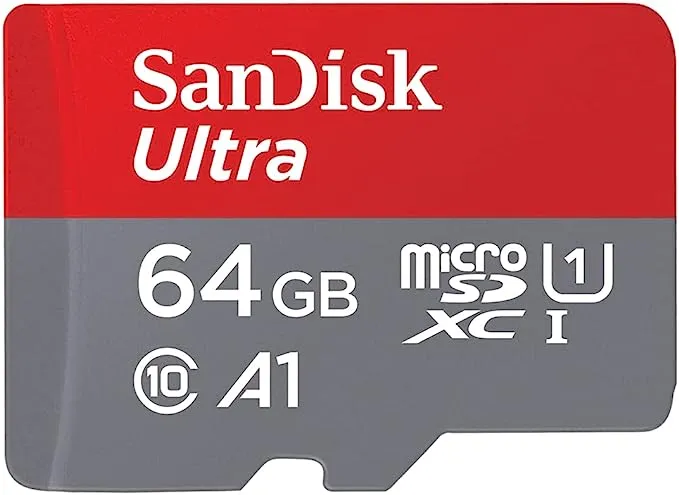 SanDisk 32GB (Pack of 2) Ultra microSDHC UHS-I Memory Card (2x32GB) with Adapter - SDSQUA4-032G-GN6MT