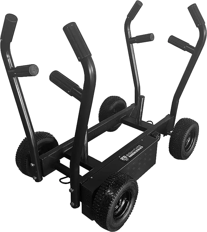 Fitvids SF-PS Sisyphos Push Sled 8 Adjustable Levels of Resistance Plus Plate Loaded Weight Resistance