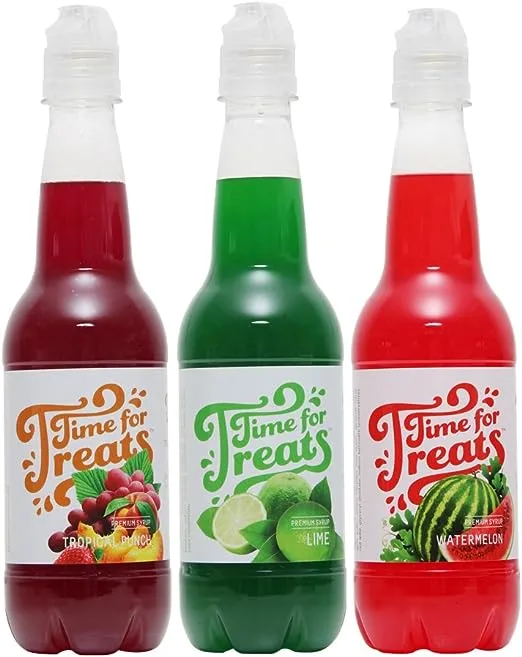 VKP Brands  3-Pack Shaved Ice And Snow Cone Syrups - Summer Flavors