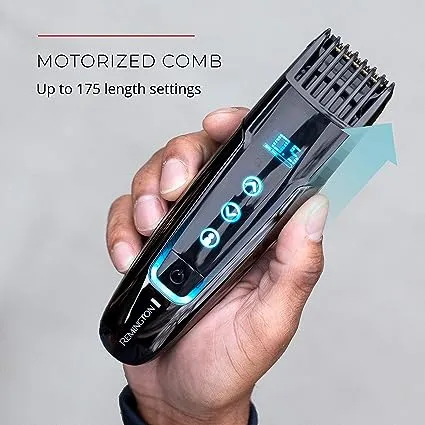 Remington MB4700 Smart Beard Trimmer with Memory Settings and Digital Touch Screen, Rechargeable for Cordless Use