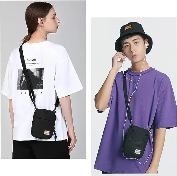 Small Crossbody Bag for Men, Mini Messenger Bag Shoulder Bag for Phone Passport