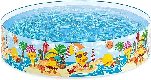 Intex Snorkel Fun Snapset Pool - 4ft x 10in - 58477EP - (Pack of 2)