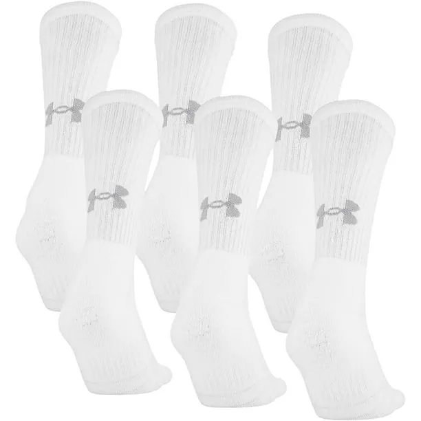 Under Armour Adult Training Cotton Crew Socks, Multipairs