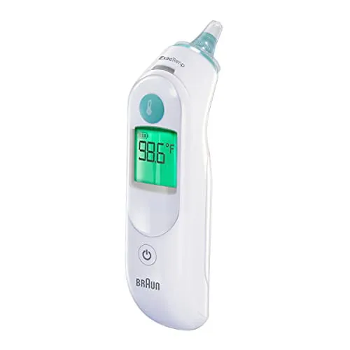 Braun Thermoscan 6 Ear Thermometer with Color-Coded Digital Display, Exactemp St