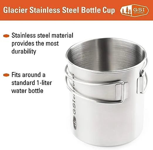 GSI Outdoors Glacier Stainless Bottle Cup