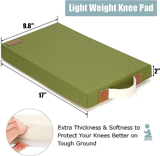 Large Knee Mat-Gardening Kneeler Pad-Thick Garden Sitting or Kneeling Pad Cushion-Construction Knees Support Board of Working,Repairing-Floor Knees Mat for Prayer,Fitness,Yoga,Gym & Pilates-Green