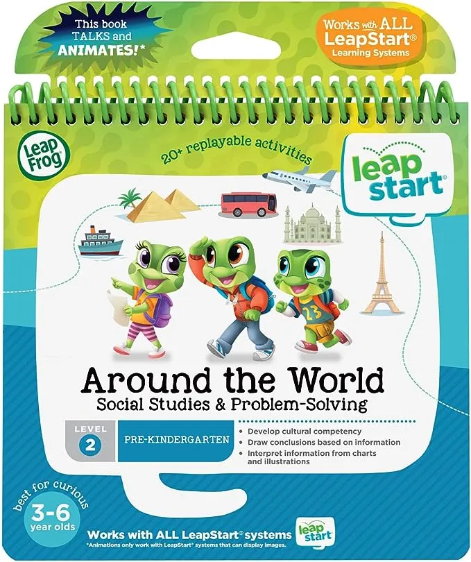 LeapFrog LeapStart Around The World Social Studies and Problem-Solving 