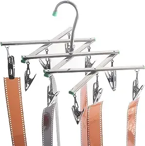 Etone Darkroom Film Negative Drying Hanging Rack Frame Foldable Hanger Windproof 10 Clips for 35mm 120 4x5 Film