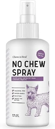 Chew + Heal No Chew Spray for Dogs, 8 fl. oz.