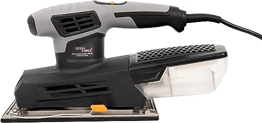 Steel Force PFS300 2.5 Amp 6000-12,000 OPM 9×4.5 inch Sheet Sander with Super Large Sanding Base and Variable Speed