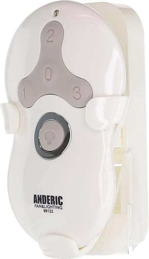 Anderic Ceiling Fan Remote Control (Remote ONLY) for Hunter 99122 & 99123 - Only Works to Replace Hunter 99122 & 99123 Remote Controls - Works only with Hunter Receivers 99122 & 99123