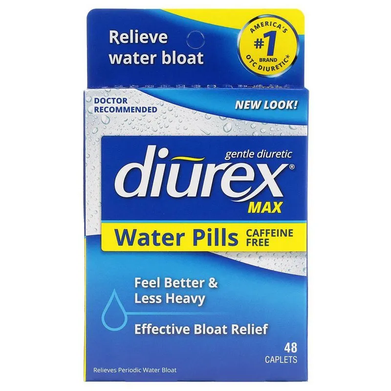 Diurex Max Caffeine Free Water Pills