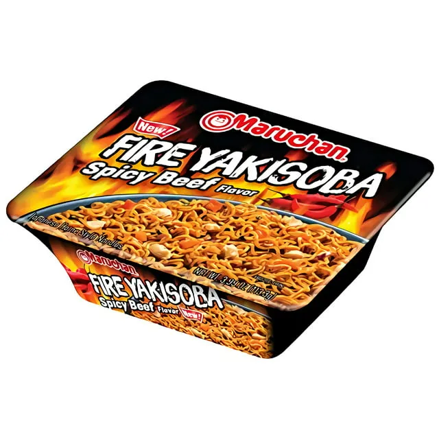 Maruchan Yakisoba, Fire, Spicy Beef - 3.99 oz