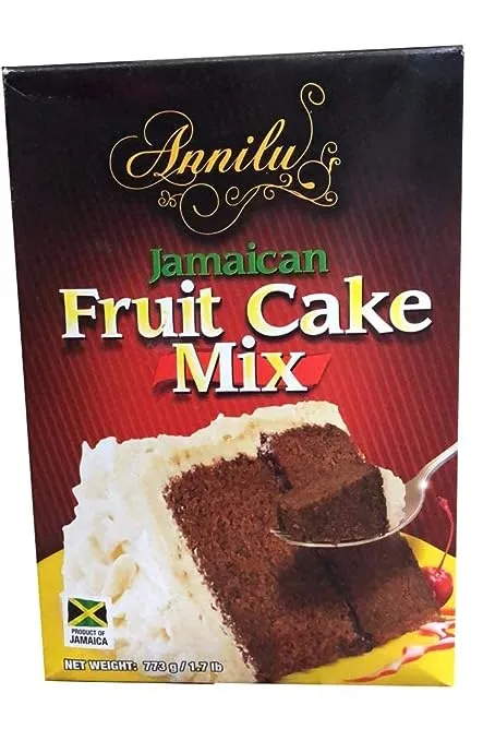 Jamaican Fruit Cake Mix - Annilu 1.7 Lb - Product of Jamaican