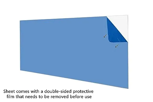 Online Plastic Supply Acrylic Plexiglass Sheet 1/4" x 24" x 36" - Clear