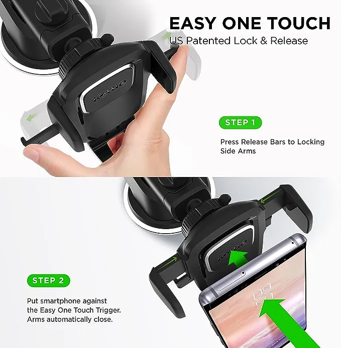 iOttie Easy One Touch 4 Dash & Windshield Universal Car Mount Phone Holder Desk Stand for -iPhone