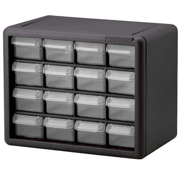 Akro-Mils 16-Drawer Plastic Storage Cabinet