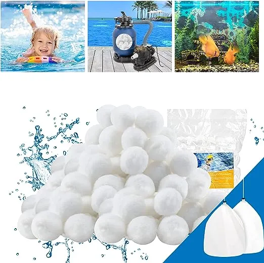 Pool Filter Balls Reusable Media Filter Equivalent to 30Lbs Pool Filter