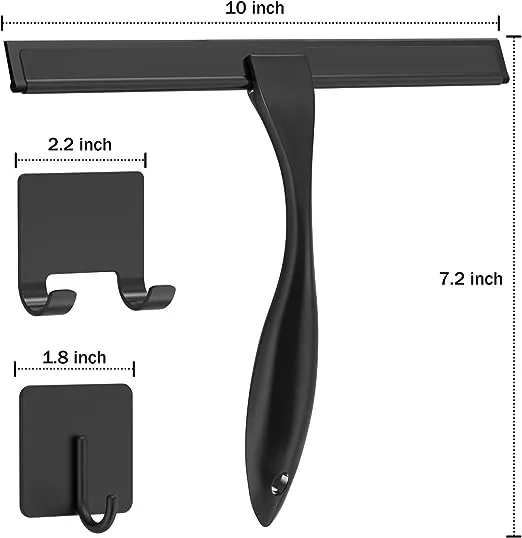 Carsine All-Purpose Stainless Steel Shower Squeegee