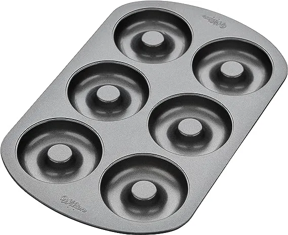 Wilton Non-Stick 6-Cavity Donut Baking Pans, 2-Count