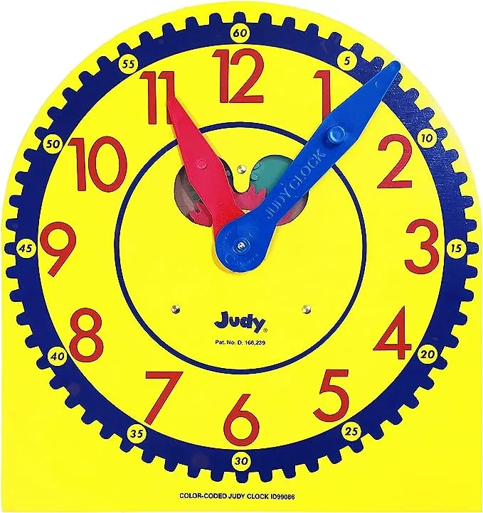 Carson Dellosa Color-Coded Judy Clock