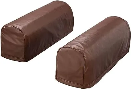 Faux Leather Arm Rest Covers, Set of 2