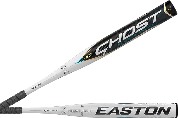 Easton | GHOST DOUBLE BARREL Fastpitch Softball Bat | Approved for All Fields | -11 / -10 / -9 / -8 Drop | 2 Pc. Composite